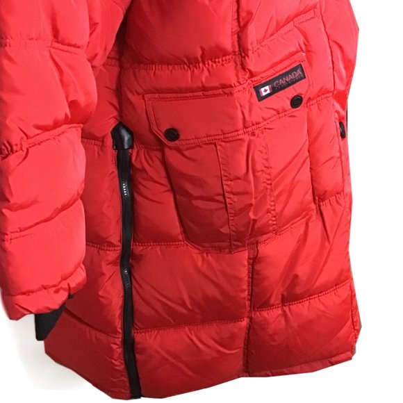 Canada Weather Gear Red Sherpa-Lined Hooded Parka - Picture 10 of 15